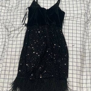 Guess suede black dress